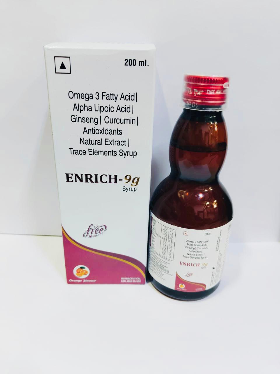 Enrich 9G syrup Sugar Free